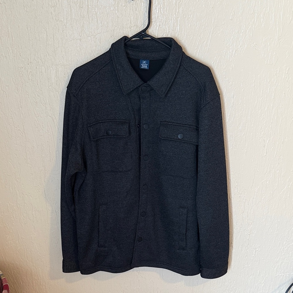 George Men's Dark Gray Shirt Jacket